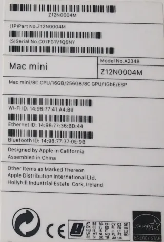 Mac Mini M1 16GB