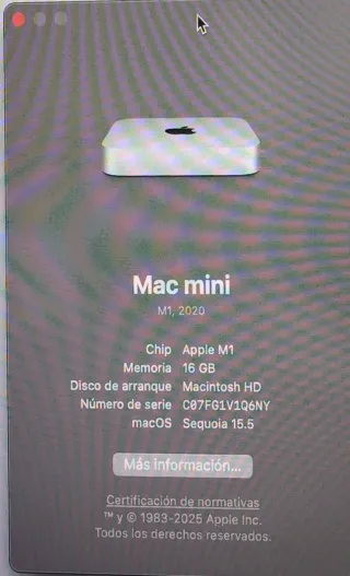 Mac Mini M1 16GB