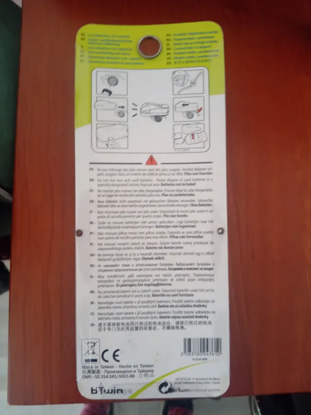 Luz frontal bicicleta Decathlon Btwin Krypton