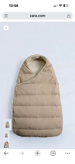 Saco bebé plumón Zara