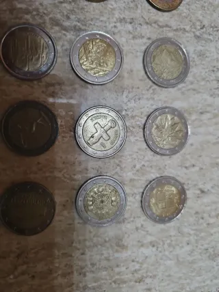 Lotto di rare monete euro