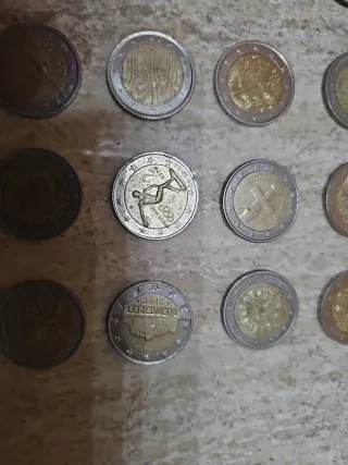 Lotto di rare monete euro