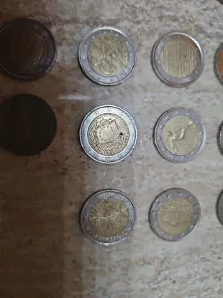 Lotto di rare monete euro