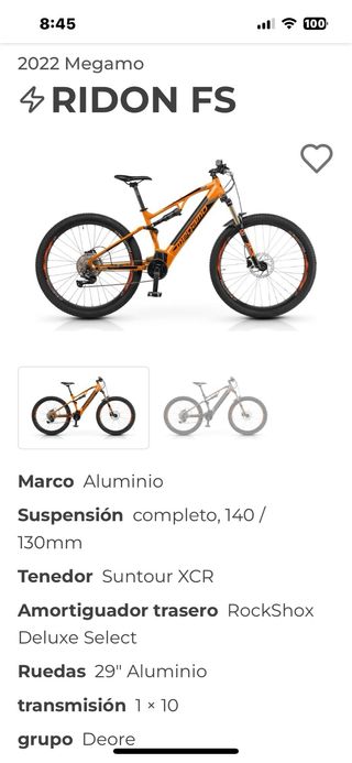 EBIKE MEGAMO FS 29”