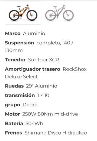 EBIKE MEGAMO FS 29”