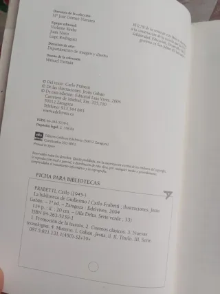 La biblioteca de Guillermo ( +10 años)