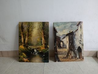 2 Cuadros Decorativos Paisaje