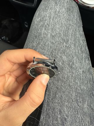 Reloj Bvlgari Cuarzo Negro y Plateado