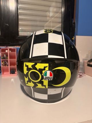 Casco AGV K3 Negro con Visera Reflectante