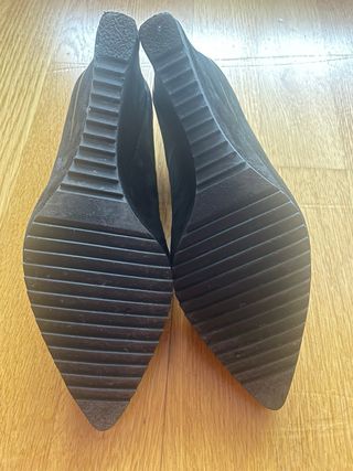 Zapato tacón corrido piel mujer T.38