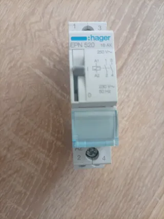 Por separado 5 cada uno ABB ESB25-20N + Hager + ct