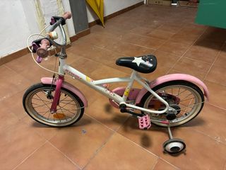 Bici niña B'TWIN rosa