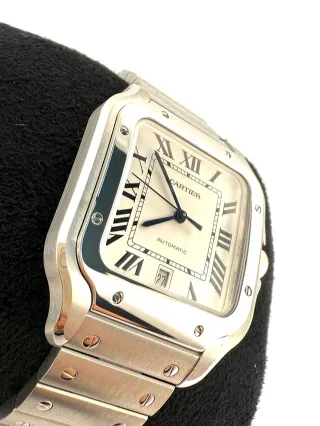 Reloj Cartier Santos Acero Caja Roja