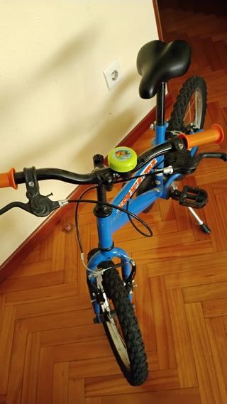 Bicicleta infantil 16 azul