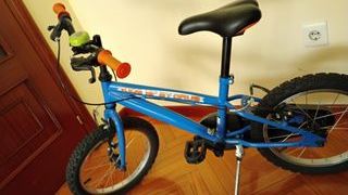 Bicicleta infantil 16 azul