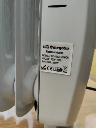 Orbegozo Radiador Aceite RO-1010 C Junior