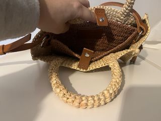 Bolso de rafia Bimba y Lola