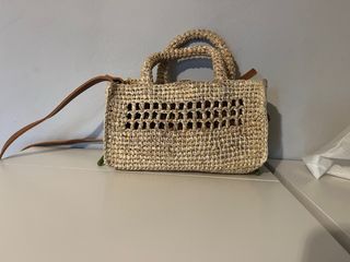 Bolso de rafia Bimba y Lola