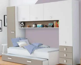 Dormitorio juvenil completo Armario+cama+cajón