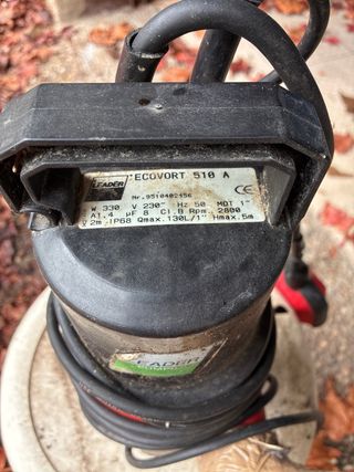 Bomba de achique sumergible