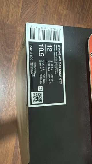 Nike Air Max Gore-Tex Zapatillas Negras Rojas