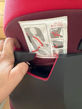 Silla coche Cybex Solution X-fix roja