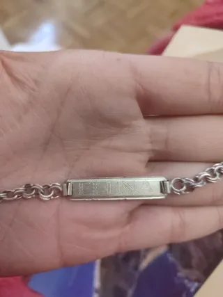 Pulsera esclava de plata ELENA
