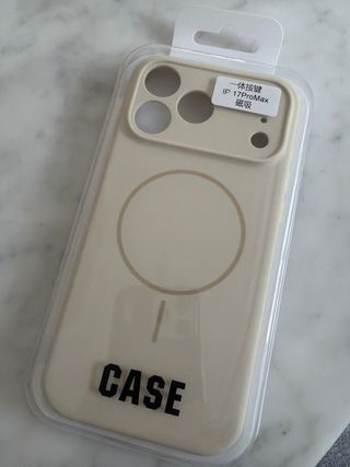 Funda iPhone 17 Pro Max MagSafe Beige