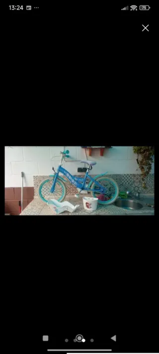 Bicicleta Infantil 14 Frozen