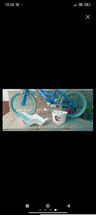 Bicicleta Infantil 14 Frozen