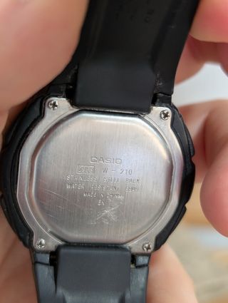 Casio W-210 Alarm Chrono 10 Year Battery