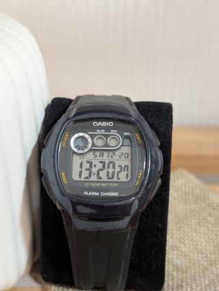 Casio W-210 Alarm Chrono 10 Year Battery
