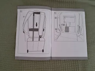 Mochila Antirrobo Mujer Gris y Rosa