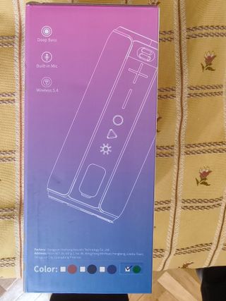 Altavoz bluetooth 30W 30h IPX7 a estrenar