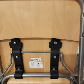 Silla Alta Ikea Madera y Metal