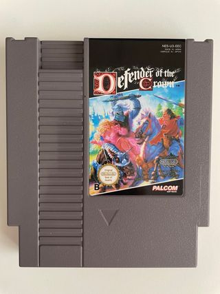 Defender of the Crown NES Cartucho