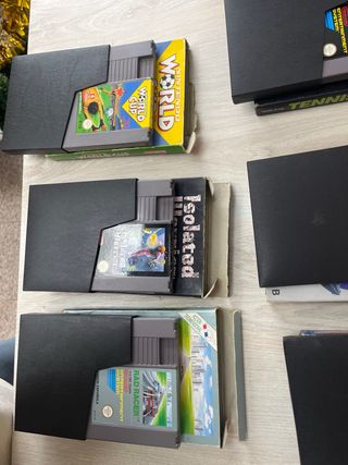 6 Giochi NES in Scatola (Tennis, Hockey su Ghiaccio, ecc.)