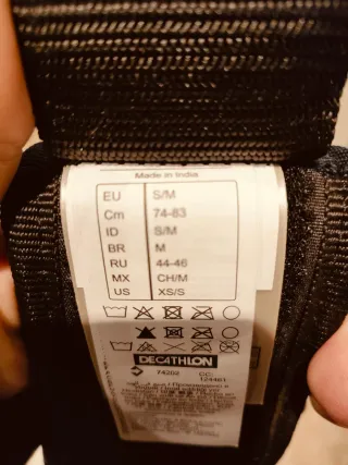 Cinturón culturismo Domyos Decathlon