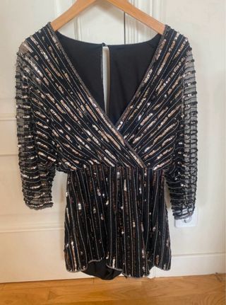 Mono corto fiesta lentejuelas