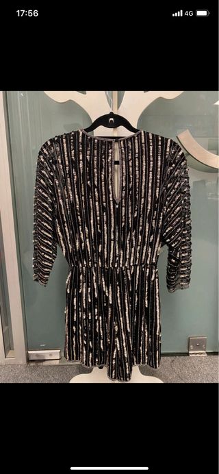 Mono corto fiesta lentejuelas