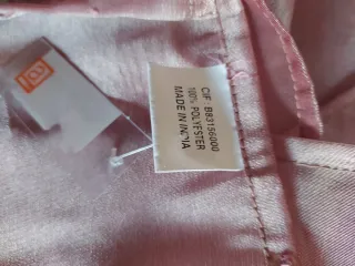 Chal rosa transparente con brillos