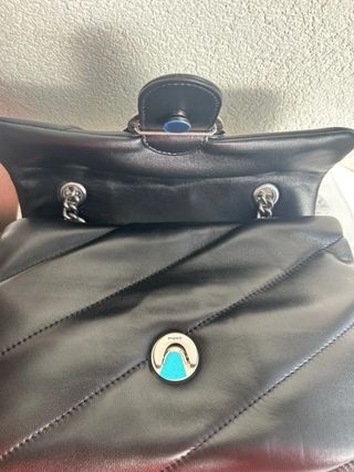 Borsetta Pinko Nera con Logo Uccelli