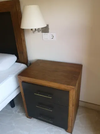 Dormitorio completo madera maciza y bambú