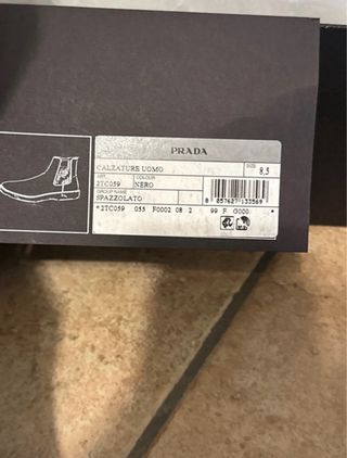 Stivaletti Prada Neri Tg 42.5 Nuovi