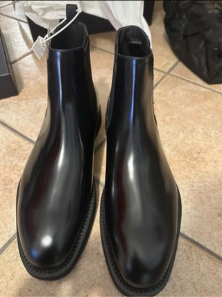 Stivaletti Prada Neri Tg 42.5 Nuovi