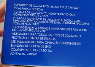 EASY BBQ PARRILLA GRILL DOBLE PLANCHA REVERSIBLE