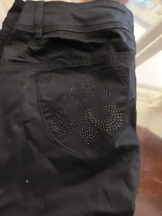 Pantalón vaquero mujer Dereon negro