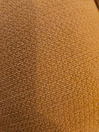 Sofá 2 plazas (con funda) + 2 sillones + 4 cojines