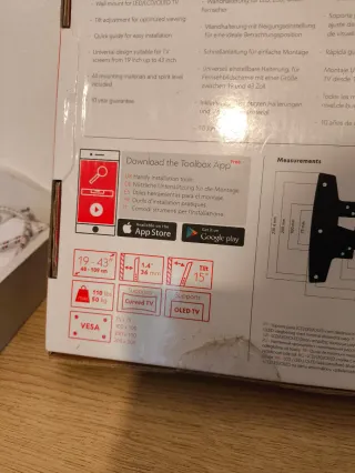 Soporte TV One For All 19-43