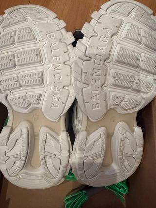 Zapatillas Balenciaga Track Blancas y Verdes Talla